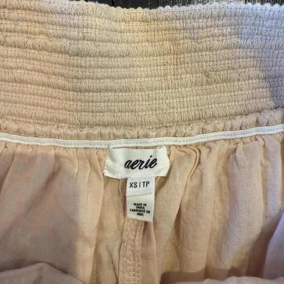 Beige Crochet Crop Top and Skirt Set XS lightly worn - Picture 5 of 5